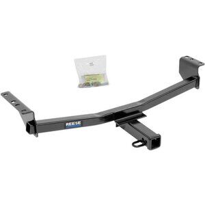 Custom-Fit Hitch with 2" Square Receiver opening, includes Hitch Plug Cover